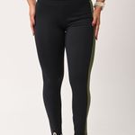 Legging Cintura Alta Feminina Preto e Verde Rush