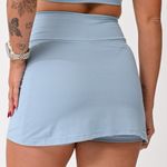 Short Saia Fitness Azul Fluir