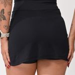 Short Saia Fitness Preto Fluir