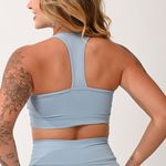 Top Fitness Com Bojo Azul Fluir