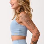 Top Fitness Com Bojo Azul Fluir