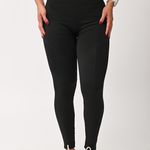 Legging Preto Com Detalhe Texturizado Seamless