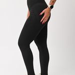 Legging Preto Com Detalhe Texturizado Seamless