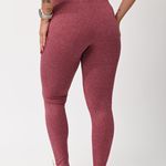Legging Vermelho Com Detalhe Texturizado Seamless