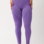 Legging Lilás Com Detalhe Texturizado Seamless