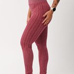 Legging Vermelho Linhas Seamless