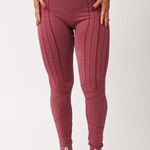 Legging Vermelho Linhas Seamless
