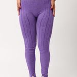 Legging Lilás Linhas Seamless
