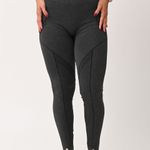 Legging Grafite Com Detalhe Texturizado Seamless