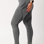 Legging Cinza Com Detalhe Texturizado Seamless
