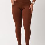 Legging Com Bolso Alta Compressão Marrom Sublime