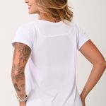 Blusa Dry Fit Básica Branca Essencial