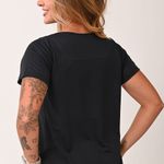 Blusa Dry Fit Básica Preta Essencial