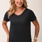 Blusa Dry Fit Básica Preta Essencial