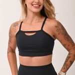 Legging Preta Cós Alto Com Detalhe Levanta Bumbum UP