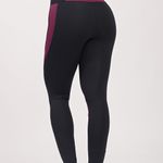 Legging Bolso No Cós Preta e Vinho Fusion