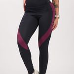 Legging Bolso No Cós Preta e Vinho Fusion