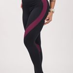 Legging Bolso No Cós Preta e Vinho Fusion