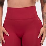 Short Fitness Cintura Alta Vermelho Básic JuPxt