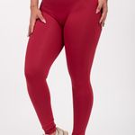 Legging Fitness Cintura Alta Vermelha Básic JuPxt