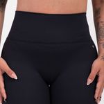 Short Fitness Cintura Alta Preto Básic JuPxt