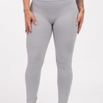 Legging Fitness Cintura Alta Cinza Casuale JuPxt