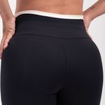 Short Fitness Cintura Alta Preto Casuale JuPxt
