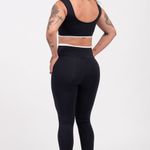 Conjunto Legging Fitness Cintura Alta Preto Casuale JuPxt