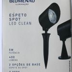 Espeto/Spot Clean LED IP65 5W 3.000K Luz Morna - Blumenau