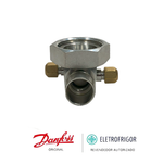 Válvula de Sucção Rotalock V07 Compressor Danfoss MT64 1.3/4 Rosca 7/8 Solda