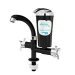 Purificador De Agua Torneira Ideale Bancada Eco Preto Cromado Planeta Agua 8407