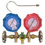 Manifold Gas Analogico Gas R134 R22 R404 R407 Mangueira 90cm Friven CT 536G-B