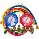 Manifold Gas Analogico Gas R134 R22 R404 R407 Mangueira 90cm Friven CT 536G-B