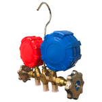 Manifold Gas Analogico Gas R134 R22 R404 R407 Mangueira 90cm Friven CT 536G-B