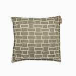 Almofada Tricô Mosaico Duplo 50x50 | Verde, Creme