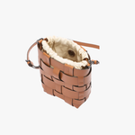 Bolsa Alexia Couro Tressê | Whisky
