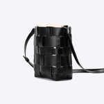 Bolsa Alexia Couro Tressê | Preta