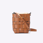 Bolsa Alexia Couro Tressê | Whisky