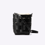 Bolsa Alexia Couro Tressê | Preta