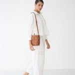Bolsa Alexia Couro Tressê | Preta