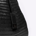 Bolsa Inês Couro Tressê | Preto