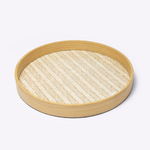 Bandeja Borda Alta Ráfia P 35D | Oak Ráfia Off White
