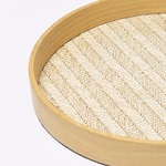 Bandeja Borda Alta Ráfia P 35D | Oak Ráfia Off White