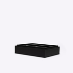 Bandejas Organizadoras 4 peças 30x22x6H | Preto