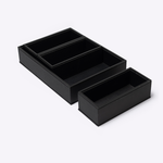 Bandejas Organizadoras 4 peças 30x22x6H | Preto