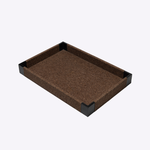 Bandeja Cube M 49x33x5,5h | Cortiça Chruto, Ebony