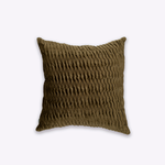 Capa de Almofada Veludo Canoa 50x50 | Verde