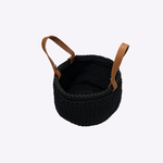 Cesto Corda Náutica 26x15H | Preto