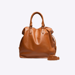 Bolsa Marcela Couro Plume | Chesnut