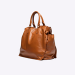 Bolsa Marcela Couro Plume | Chesnut